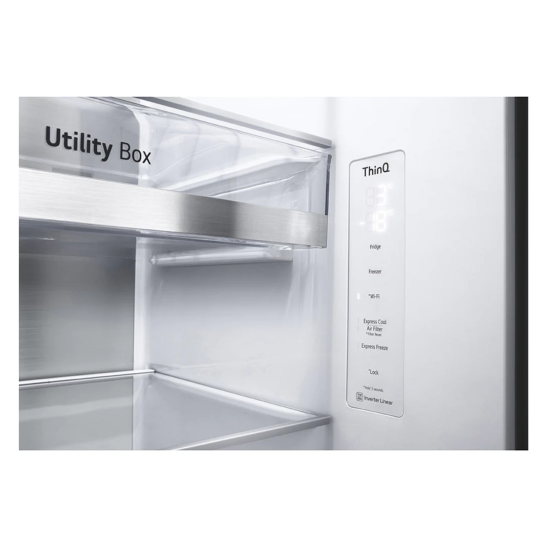 LG Kulkas Side by Side InstaView Door-in-Door™ 694L - GC-Q257CSFS